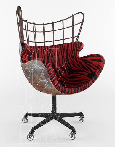 EGG CHAIR OF CONCRETE от дизайнера Сольмаз Фуляди