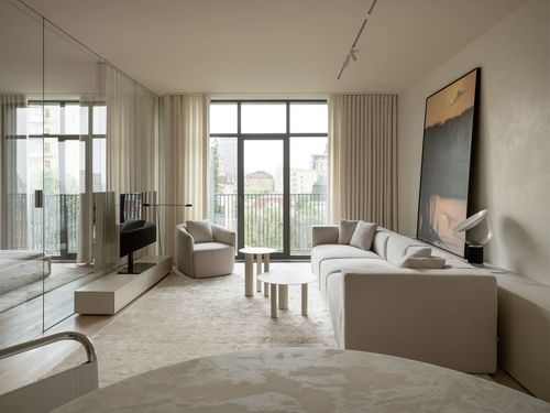 Linden 5.5 — мінімалізм з видом на Київ від Sivak+Partners
