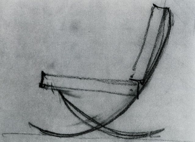 Эскиз Barcelona Chair