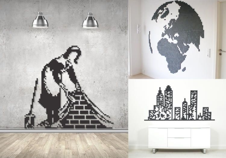 Мозаичные наборы для стен от скандинавов Wallz Copenhagen