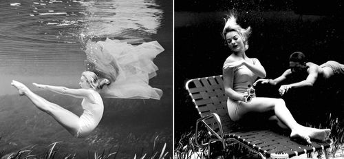 Подводный pin-up: рекламный фотосет 30-х годов