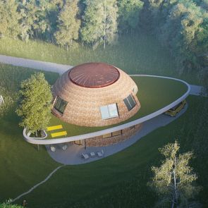 Будинок напівсфера неподалік Львова Будинок напівсфера неподалік Львова